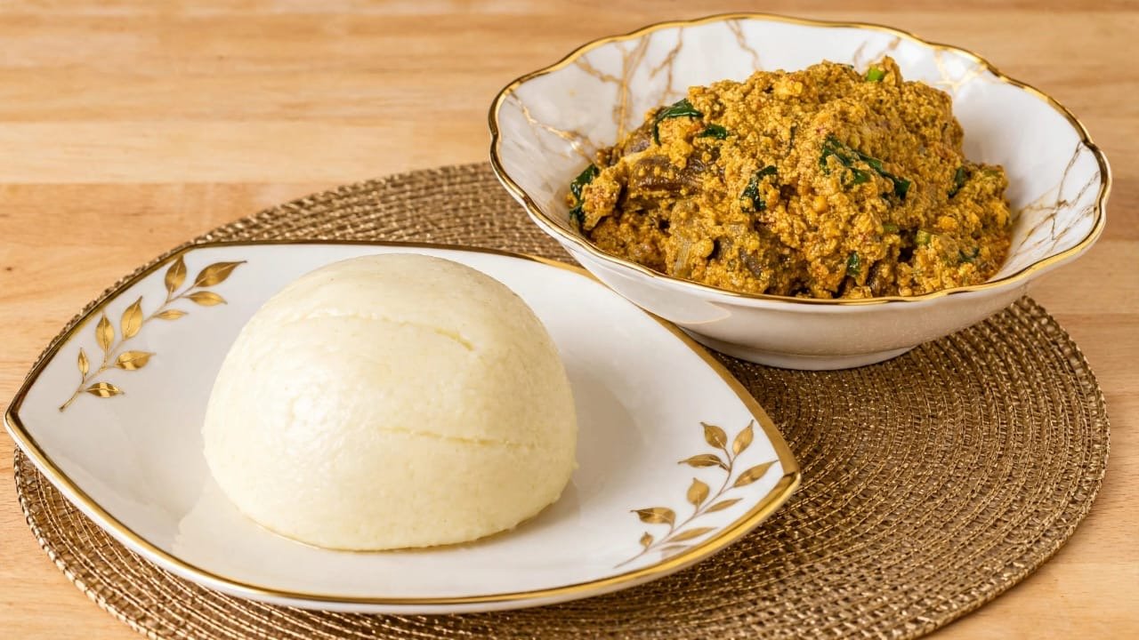 Egusi Soup w/ Swallow
